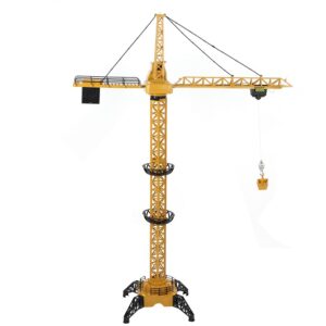 2.4GHz 6 Channels RC Tower Crane Simulation Sound Engineering Truck Toy Without˜