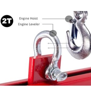 Engine Hoist Shop Crane Engine Load Leveler Versatile For Automotive Repair