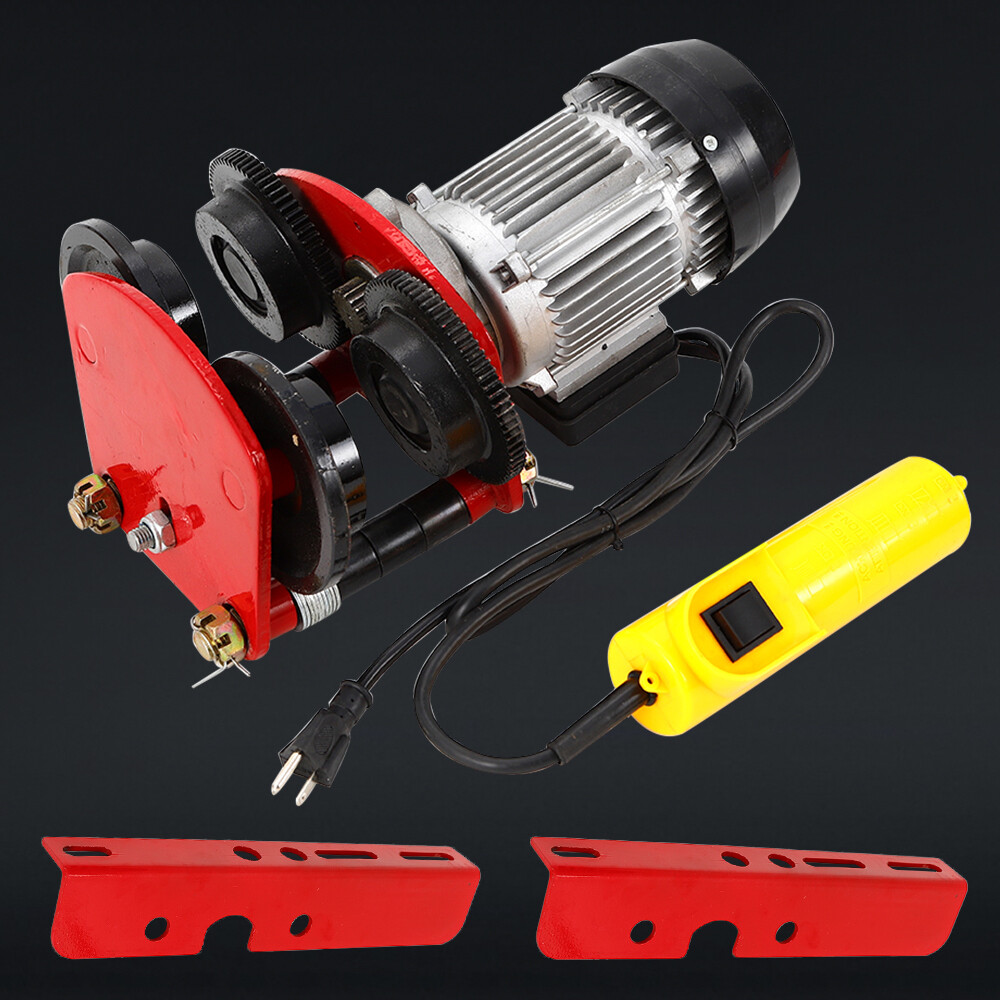 Electric Hoist Winch Lifting Engine Crane Cable Overhead Lift 2200 lbs - Image 2