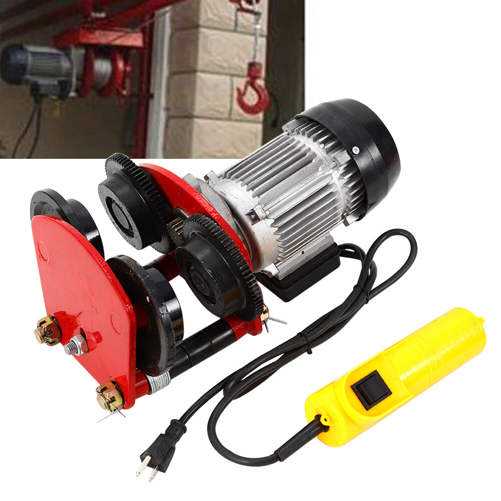 Electric Hoist Winch Lifting Engine Crane Cable Overhead Lift 2200 lbs - Image 5