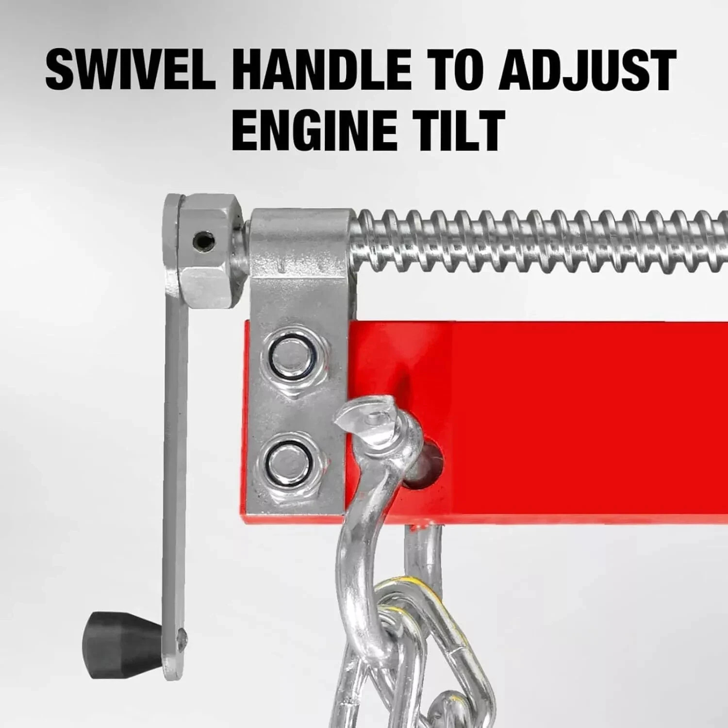 Heavy Duty Engine Hoist Leveler Cherry Picker Shop Crane Load Lift Tool 1500 Lbs - Image 5