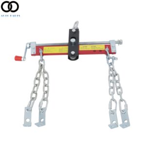 Red 3/4 Ton Engine Hoist Shop Crane Accessory Steel 3 Engine Leveler