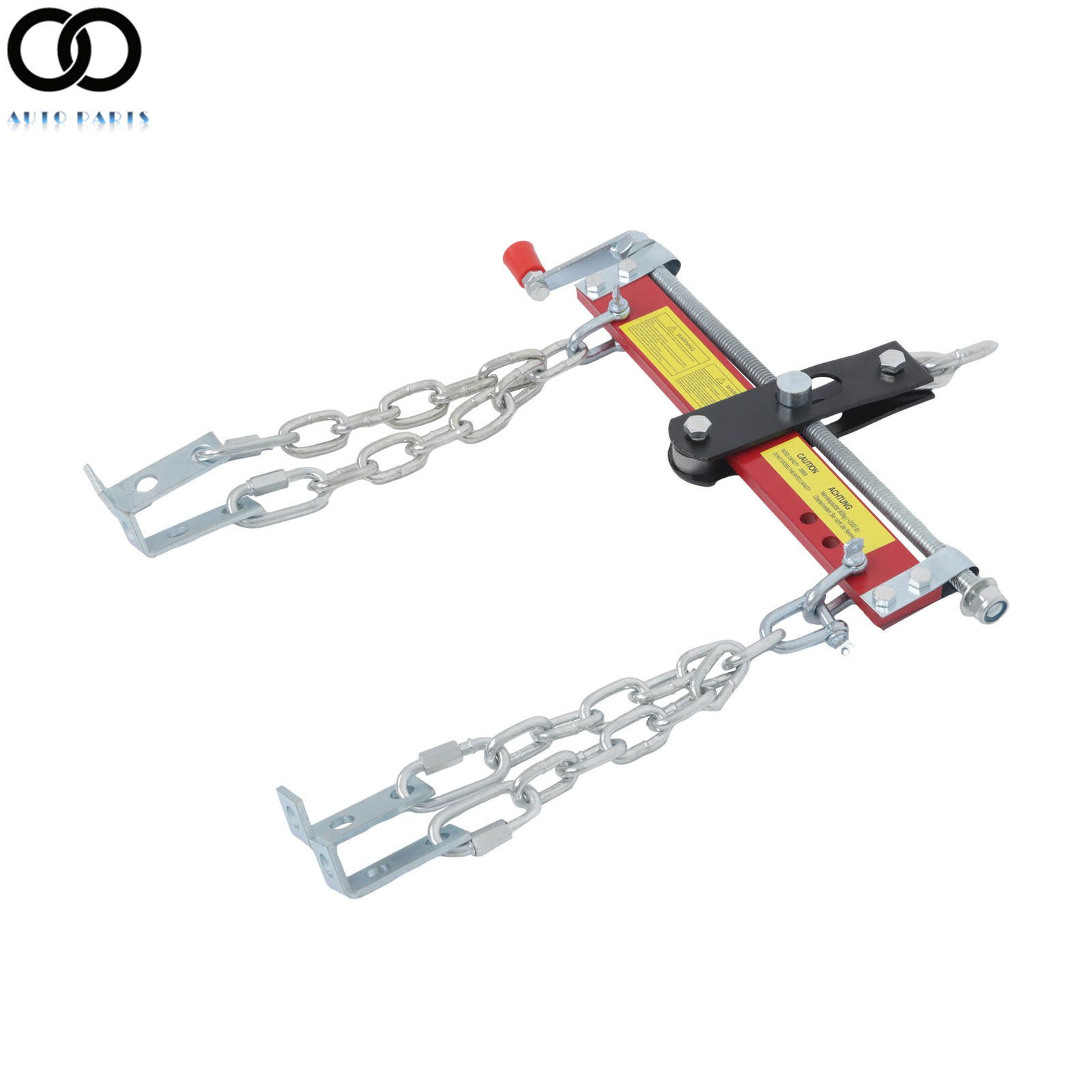Red 3/4 Ton Engine Hoist Shop Crane Accessory Steel 3 Engine Leveler - Image 3