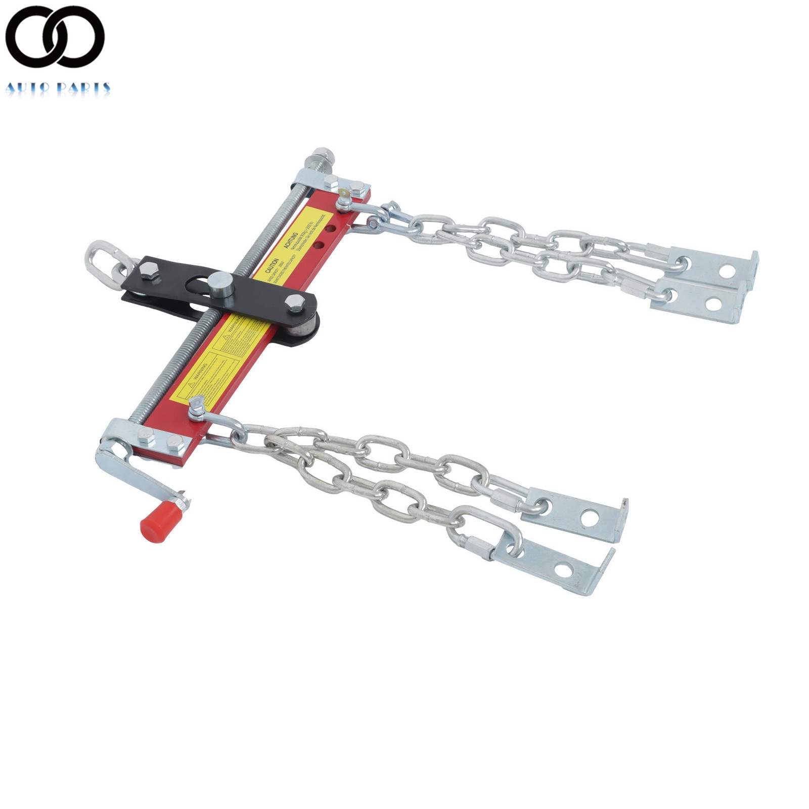 Red 3/4 Ton Engine Hoist Shop Crane Accessory Steel 3 Engine Leveler - Image 4