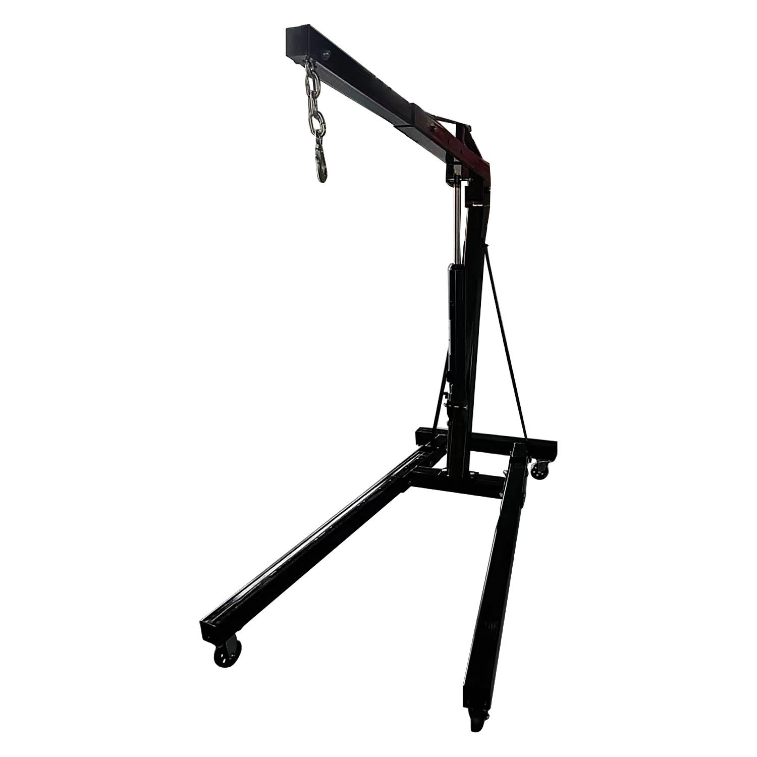1 Ton Foldable Hydraulic Engine Hoist Crane Lift 4 Adjustable Position. - Image 2