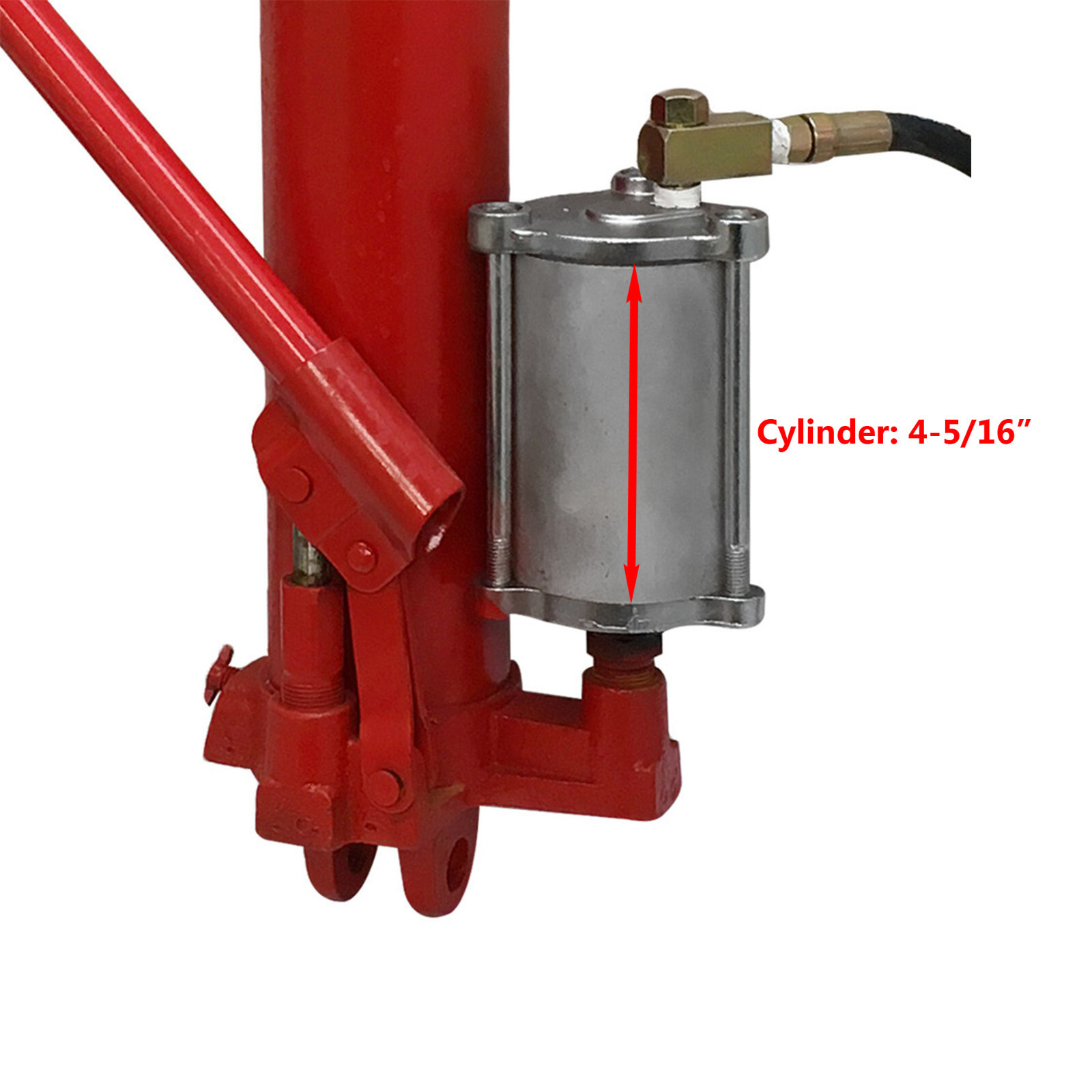 8 Ton Long Ram Air Hydraulic Jack Steel Engine Hoist Lift Auto Shop Cherry Crane - Image 4