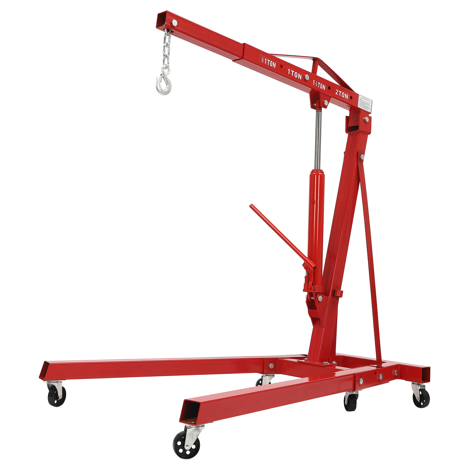 4409LBS 2 TON Heavey Duty Engine Motor Hoist Cherry Picker Shop Crane Lift New - Image 5