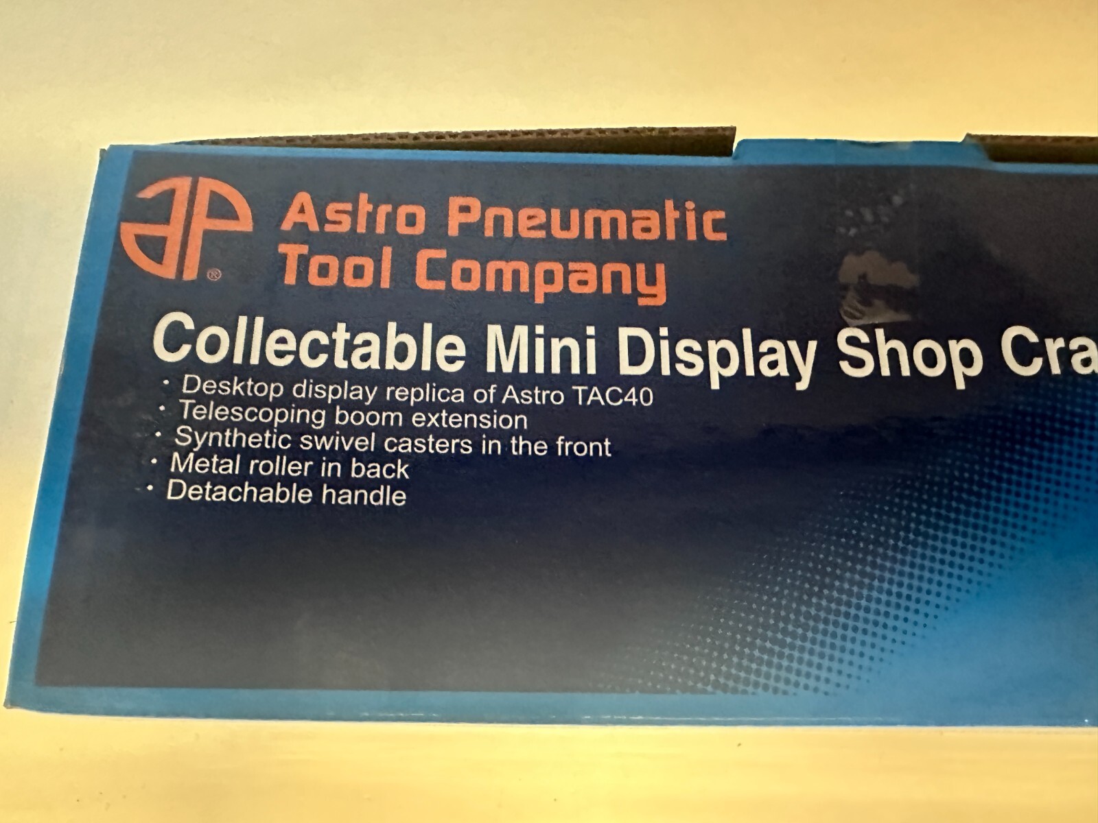 Astro-Pneumatic# 013 Mini Shop/Garage Engine Crane Lift Aluminum 1/6 NIB - Image 5