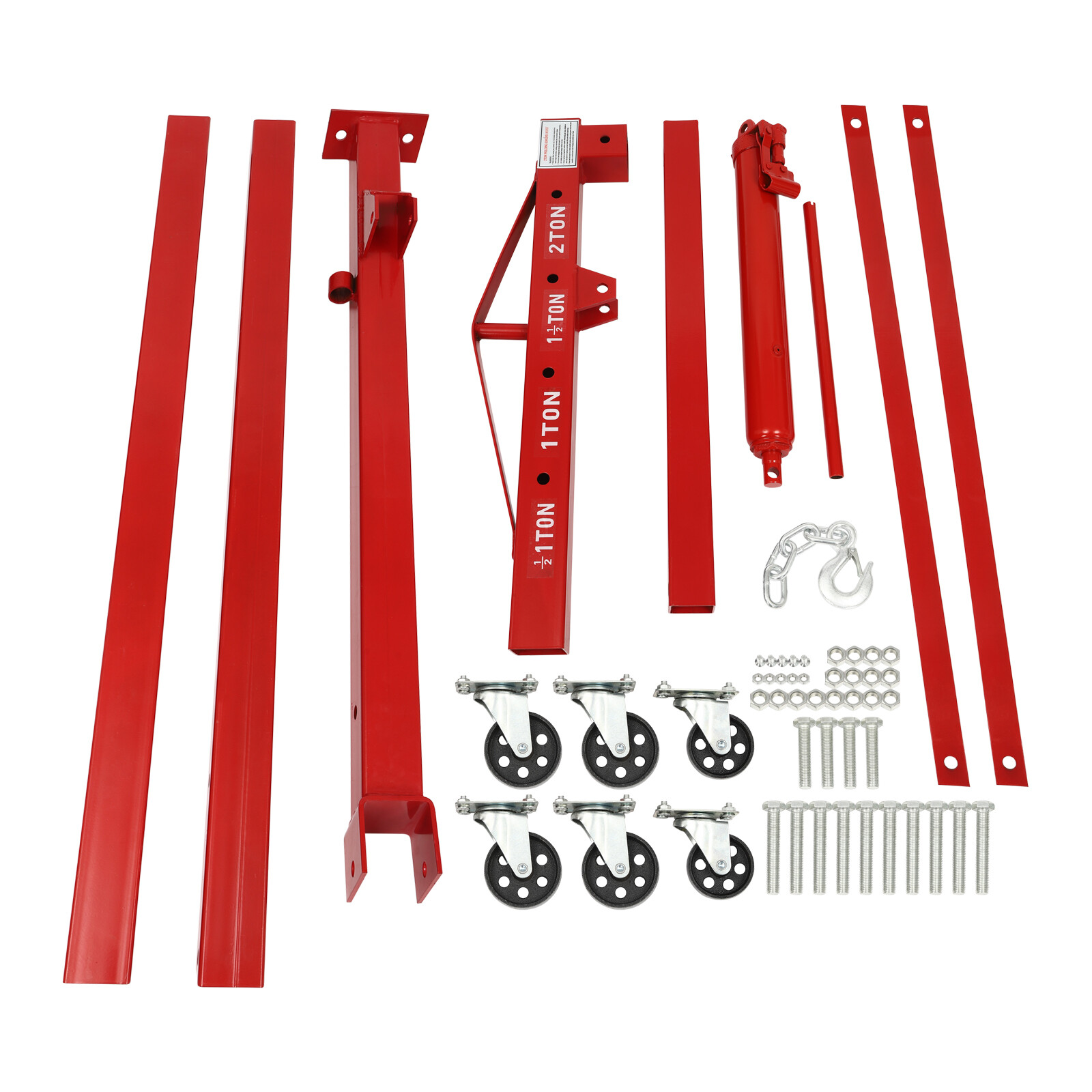 4409LBS 2 TON Heavey Duty Engine Motor Hoist Cherry Picker Shop Crane Lift New - Image 4