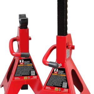 Automotive jack stands heavy duty support