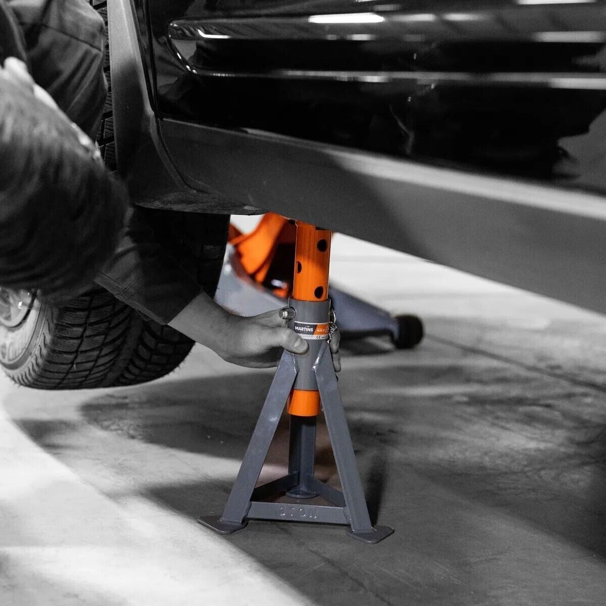 Martins Industries MJS-6T 6.6-Ton Jack Stands for Pickup Trucks - 2 Pieces - Image 5