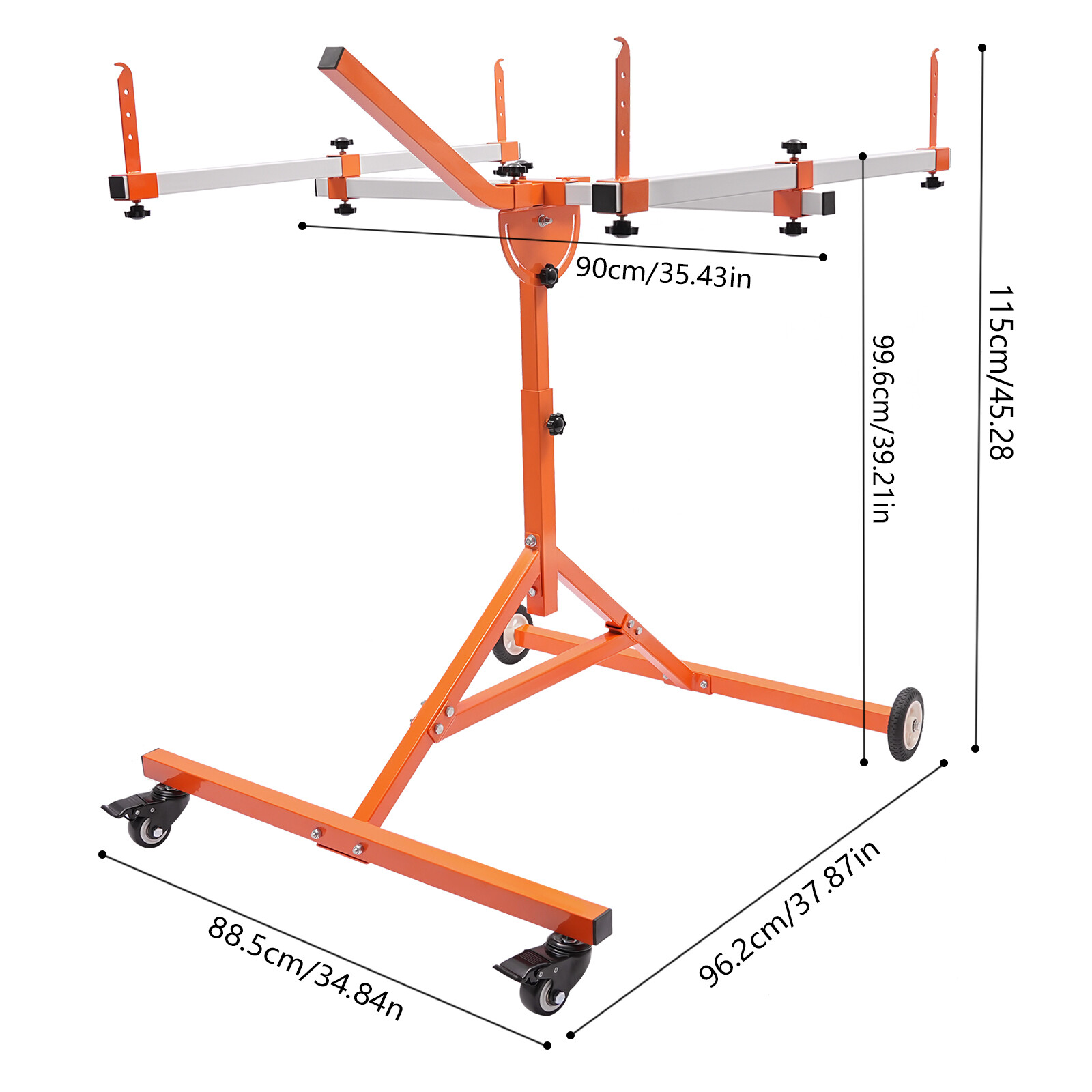 Adjustable Painting Stand, Automotive Painting Stand Painting Hanger Rack - Image 4