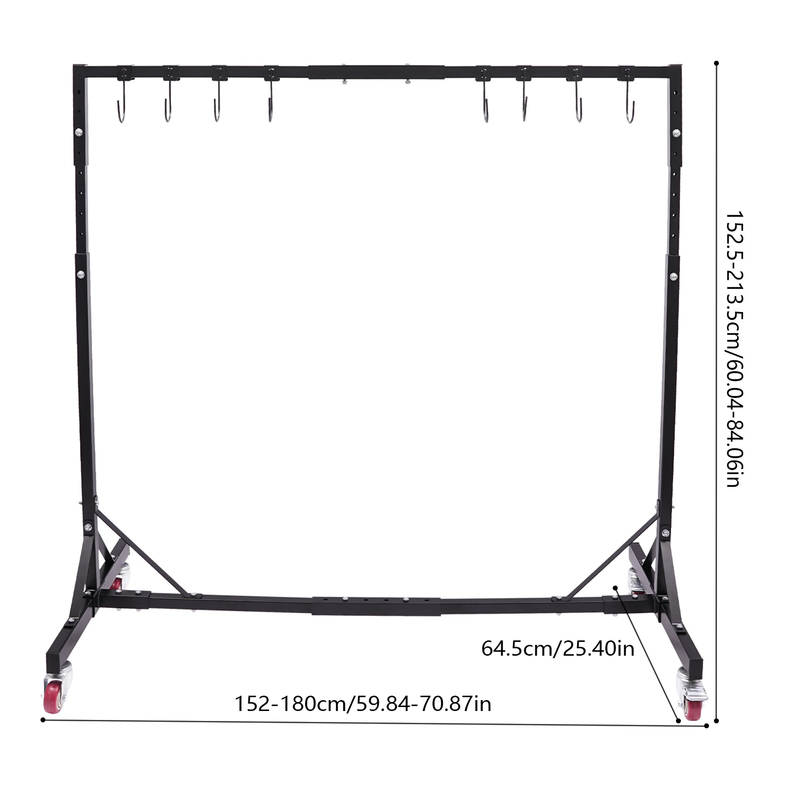 Adjustable Painting Stand, Automotive Painting Stand Painting Hanger Rack - Image 5