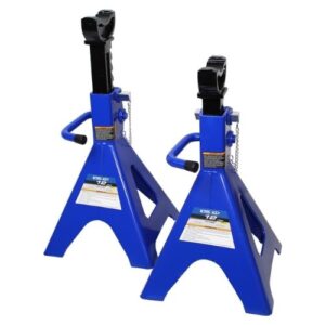 K-Tool International XD61211 12 Ton Automotive Jack Stands, Adjustable Height