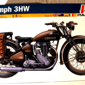 1/9 Italeri British WWII Triumph 3HW Motorcycle w/ Equipment # 7402