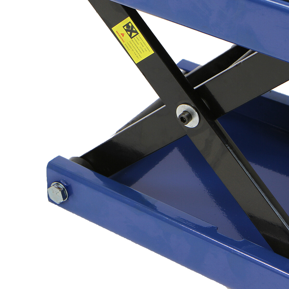 Steel Motorcycle ATV Wide Deck Scissor Lift Jack Crank Hoist Stand up to 1100LBS - Image 5