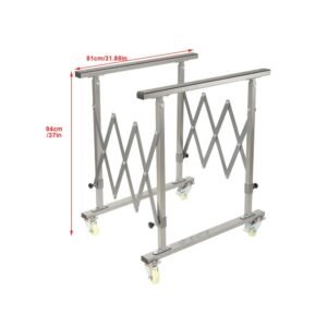 Adjustable Automotive Panel Paint Rack Mobile Telescopic Universal Paint Stand