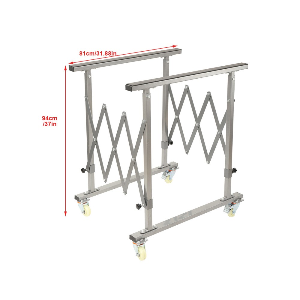 Adjustable Automotive Panel Paint Rack Mobile Telescopic Universal Paint Stand