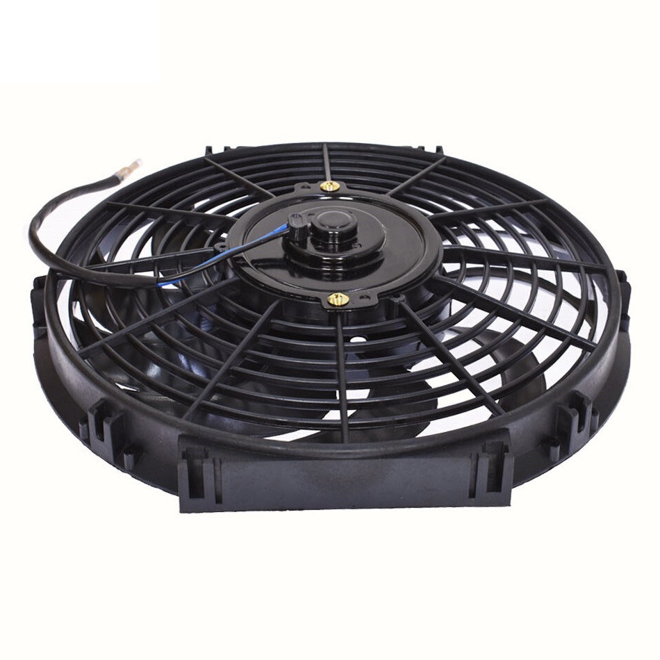 DUAL 12-13 INCH 12-VOLT 90W ELECTRIC RADIATOR COOLING FANS AUTO-MOTIVE CAR TRUCK - Image 2