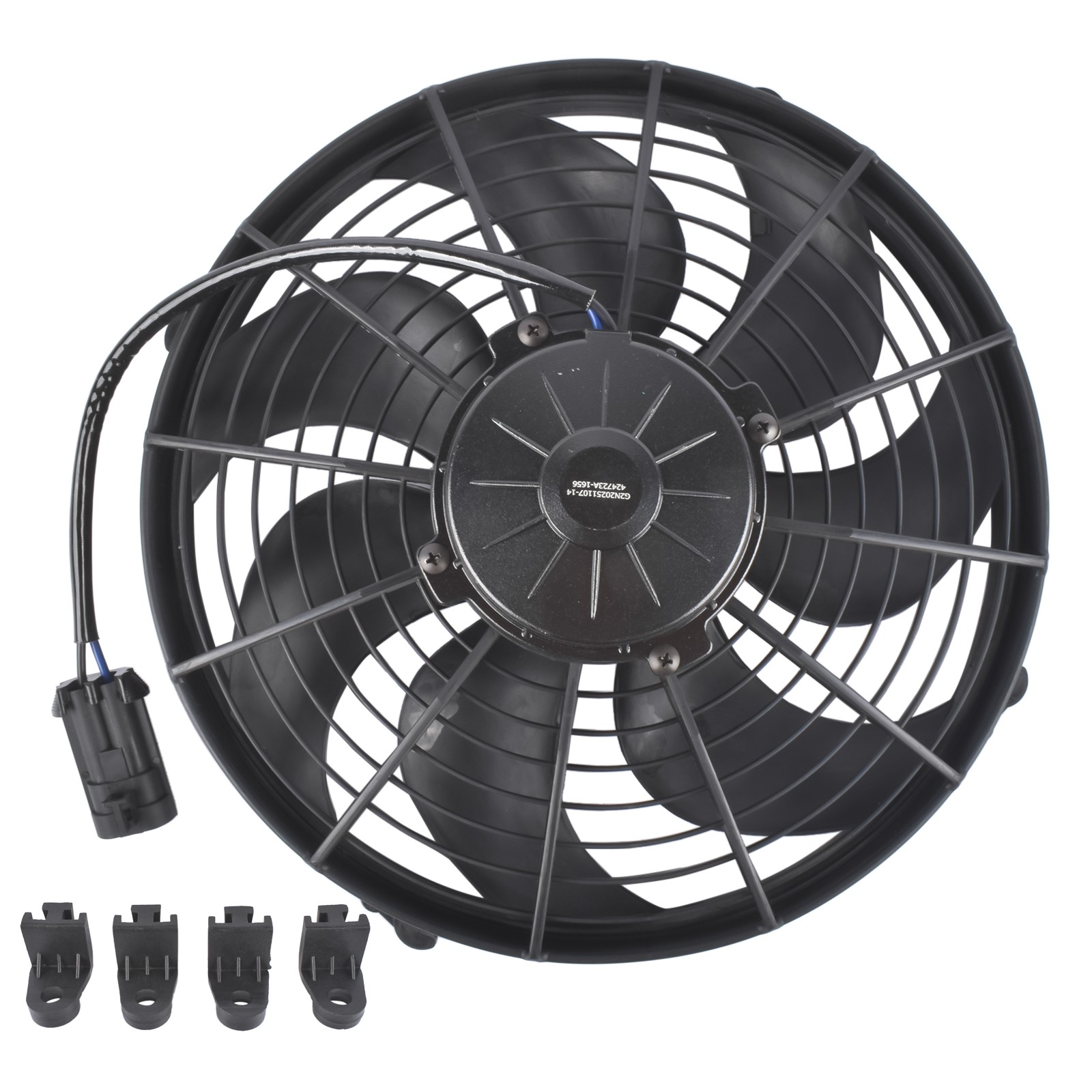 Electric Puller Fan Replace for Spal 12" 12V 1870 CFM 30103202 VA01-AP90/VLL-66A - Image 3
