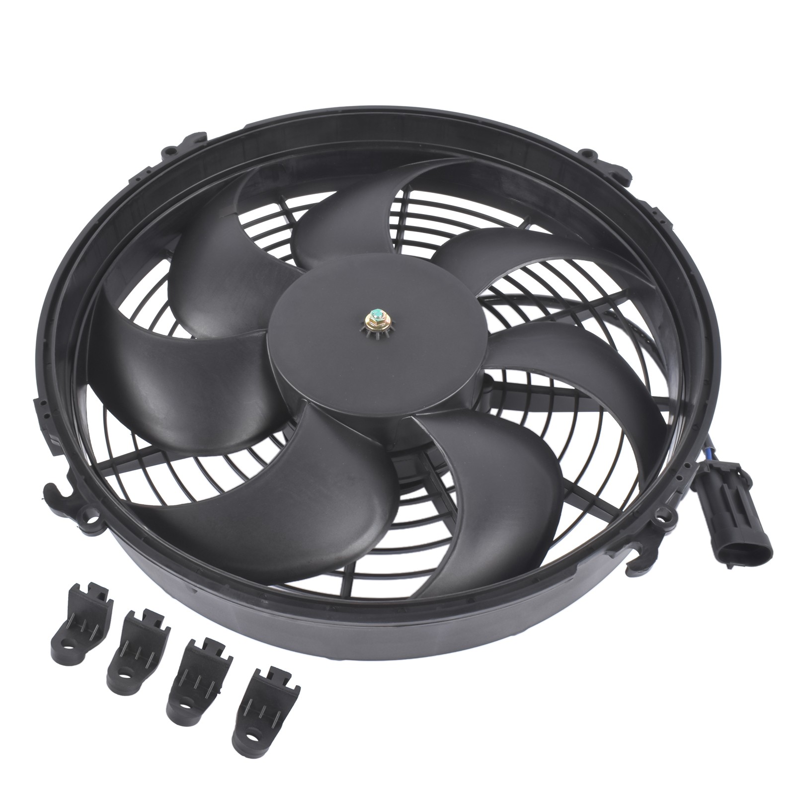 Electric Puller Fan Replace for Spal 12" 12V 1870 CFM 30103202 VA01-AP90/VLL-66A - Image 4