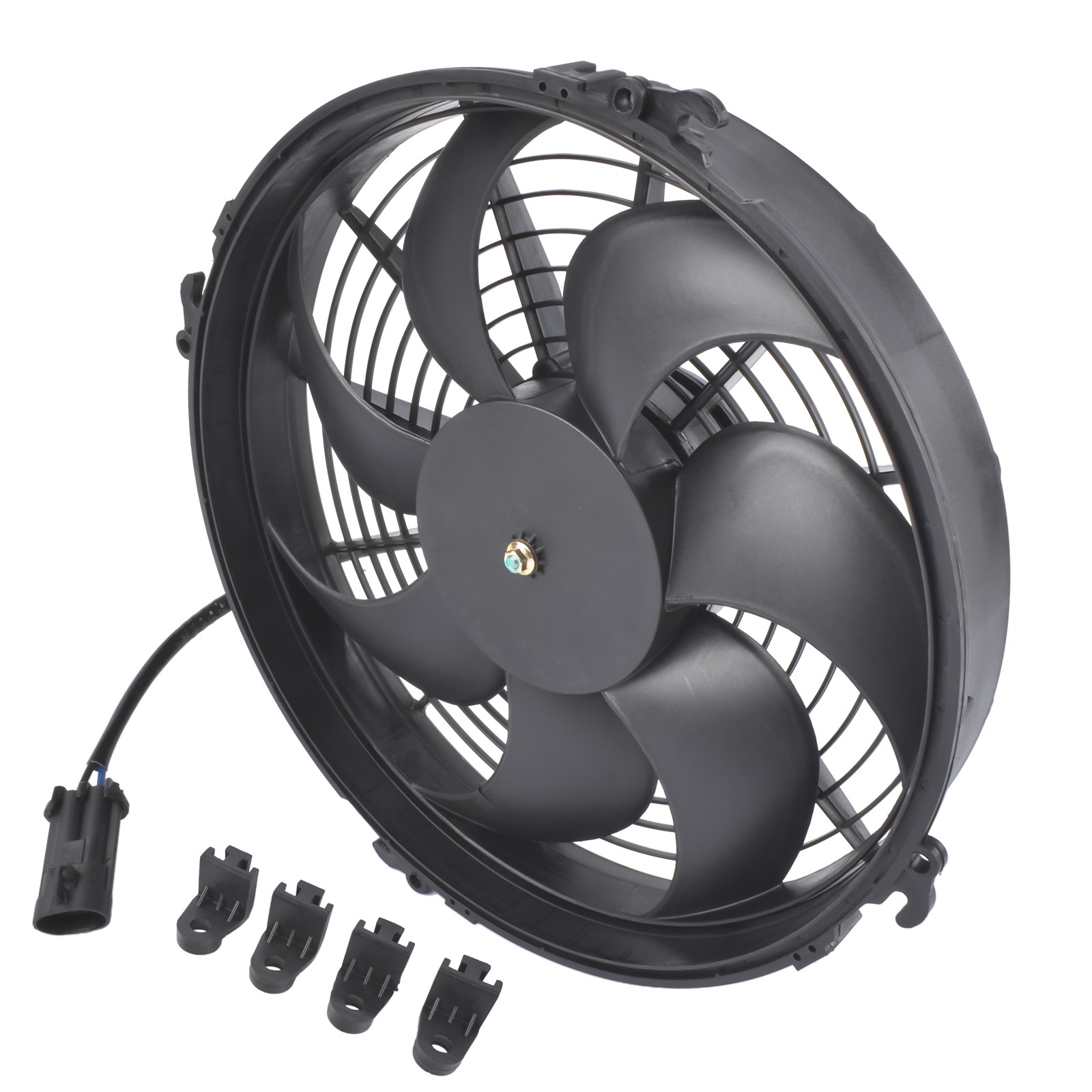 Electric Puller Fan Replace for Spal 12" 12V 1870 CFM 30103202 VA01-AP90/VLL-66A - Image 5