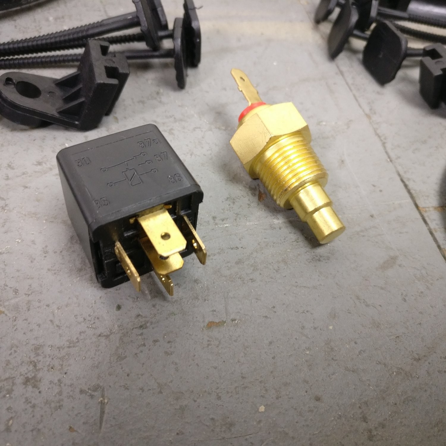 1953-86 JP CJ DJ DUAL 10" 1149 CFM Cooling Fan Fixed Temp Switch Kit Renegade - Image 4