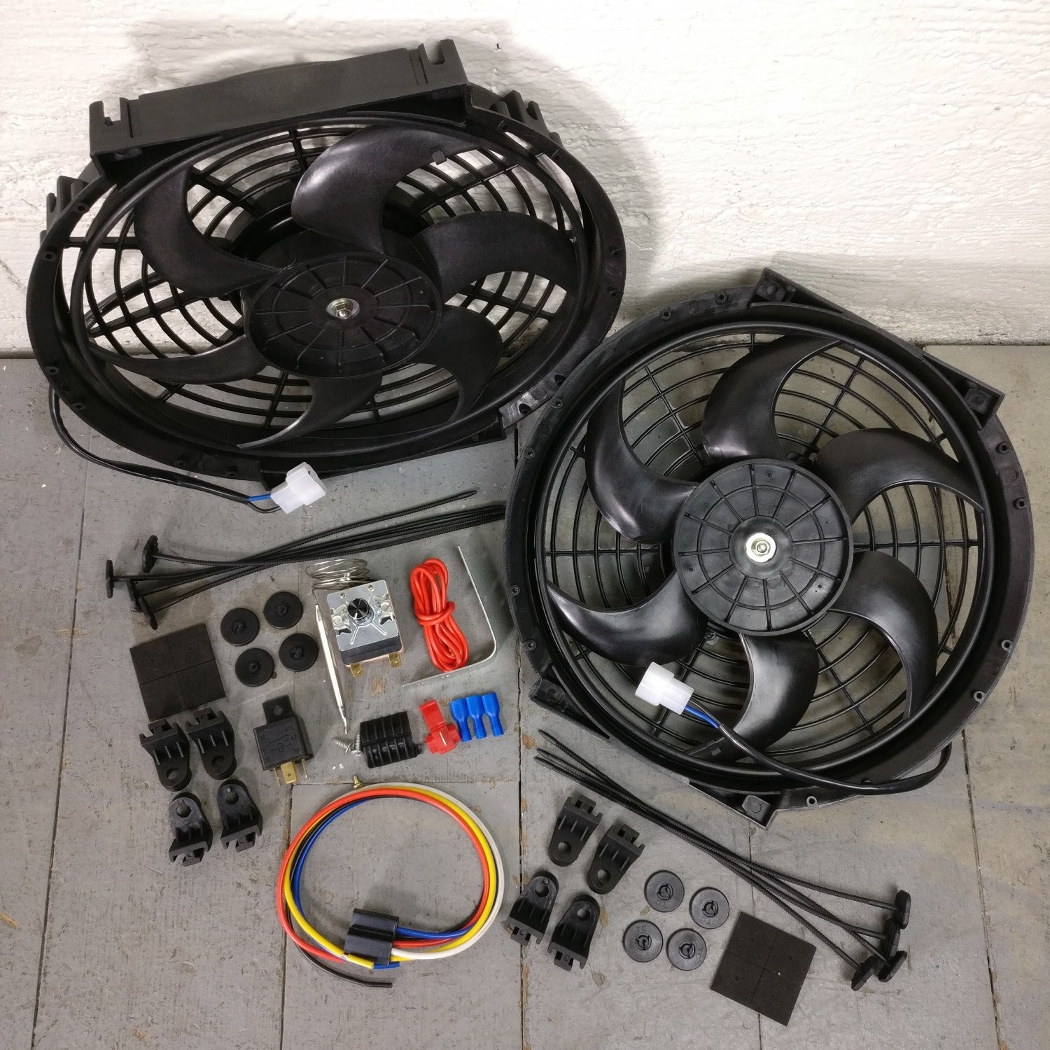 1967-72 GM A-Body 10" 1019 CFM Cooling Fan Fixed Temp Switch Kit regal super 454