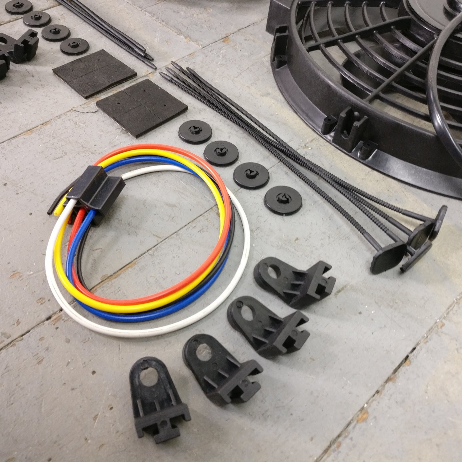 1967-72 GM A-Body 10" 1019 CFM Cooling Fan Fixed Temp Switch Kit regal super 454 - Image 4