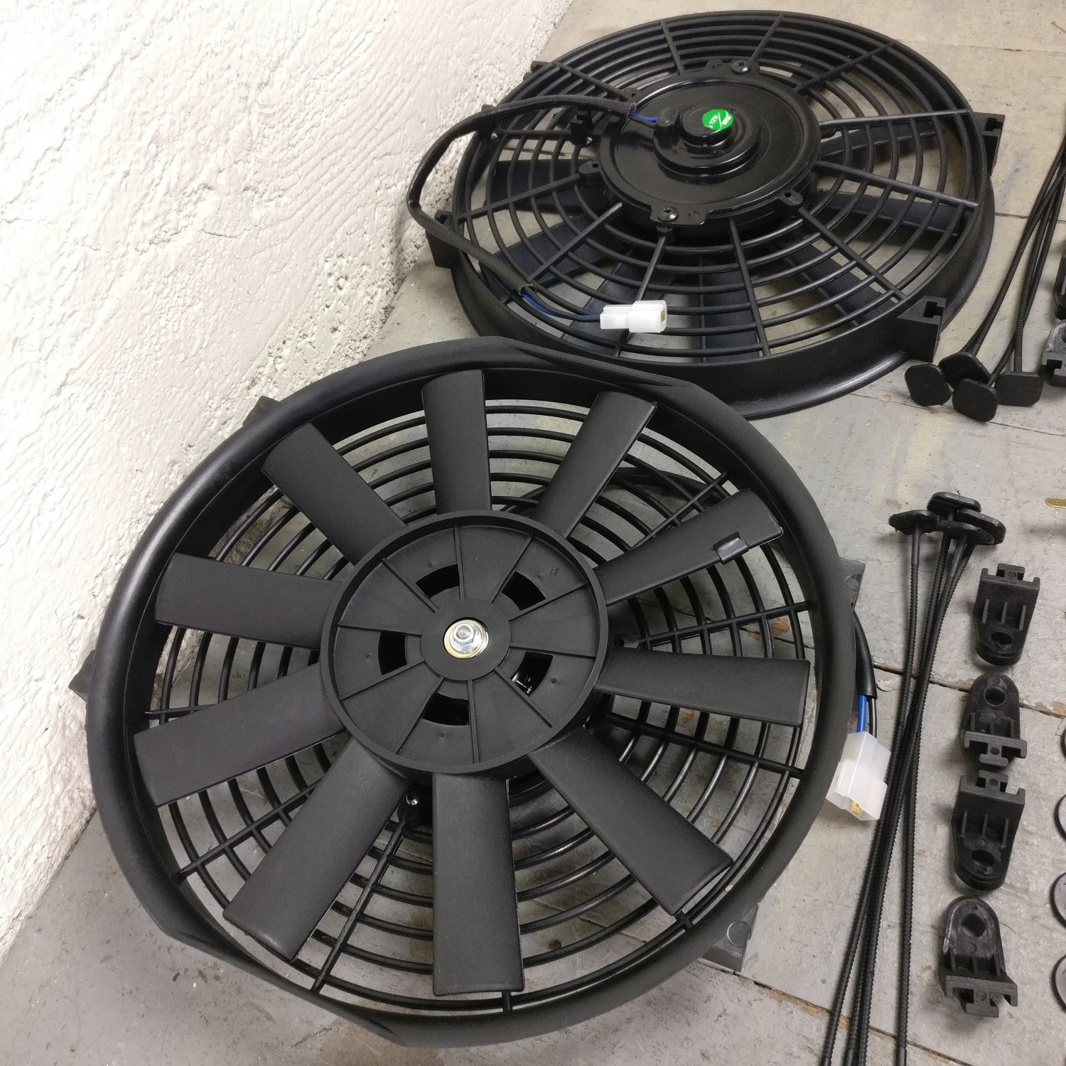 1978-88 GM G-Body DUAL 10" 1149 CFM Cooling Fan Fixed Temp Switch Kit t-type 22 - Image 5