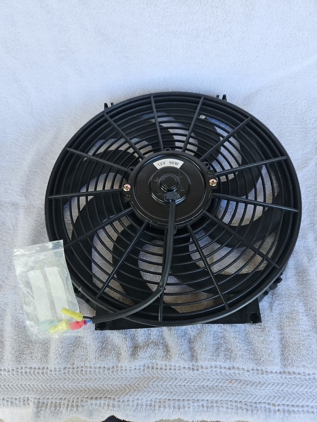 12-13 INCH HIGH CFM 90W MOTOR ELECTRIC AUTOMOTIVE RADIATOR COOLING FAN CAR TRUCK