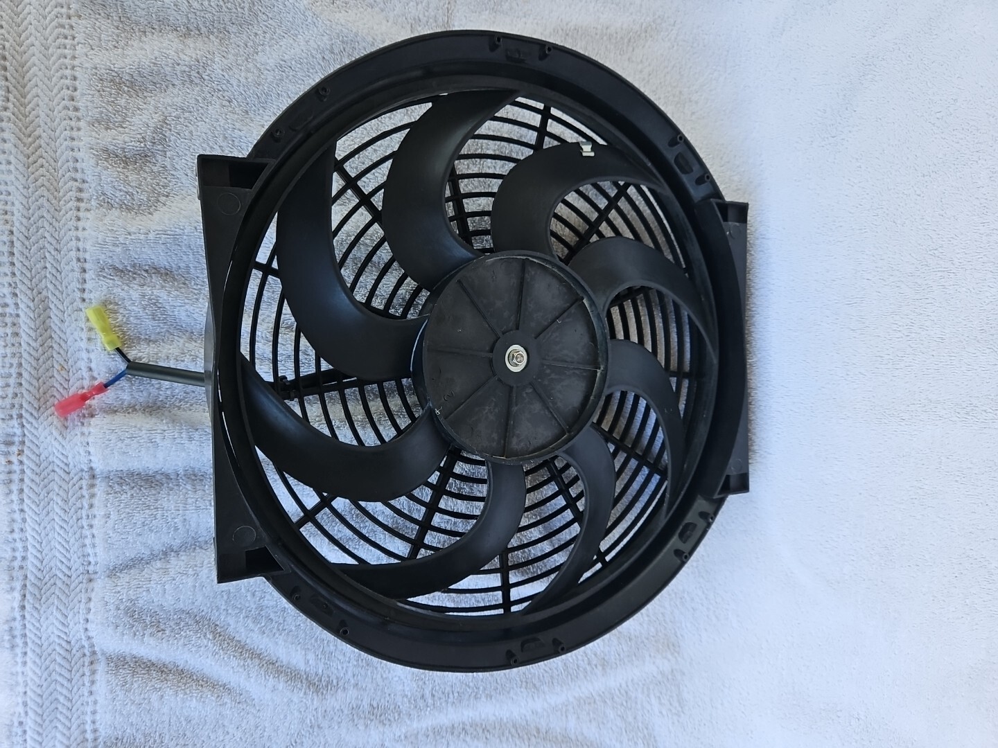 12-13 INCH HIGH CFM 90W MOTOR ELECTRIC AUTOMOTIVE RADIATOR COOLING FAN CAR TRUCK - Image 3