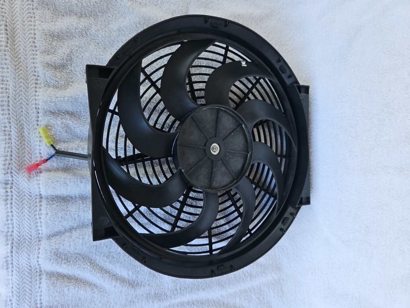 12-13 INCH HIGH CFM 90W MOTOR ELECTRIC AUTOMOTIVE RADIATOR COOLING FAN CAR TRUCK - Image 4