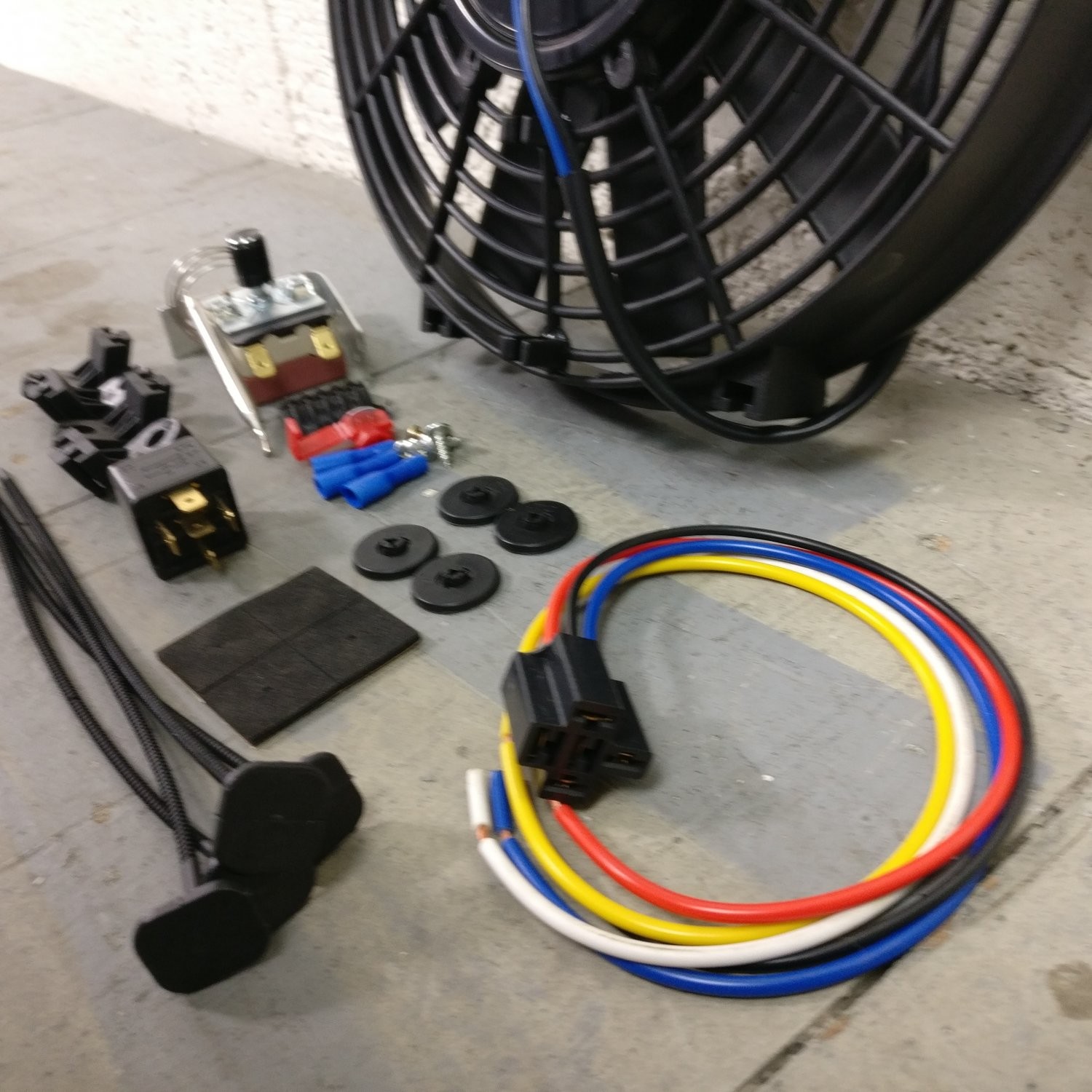 1967-72 GM A-Body 10" 1149 CFM Cooling Fan Adj Temp Switch Kit lemans gto super - Image 2