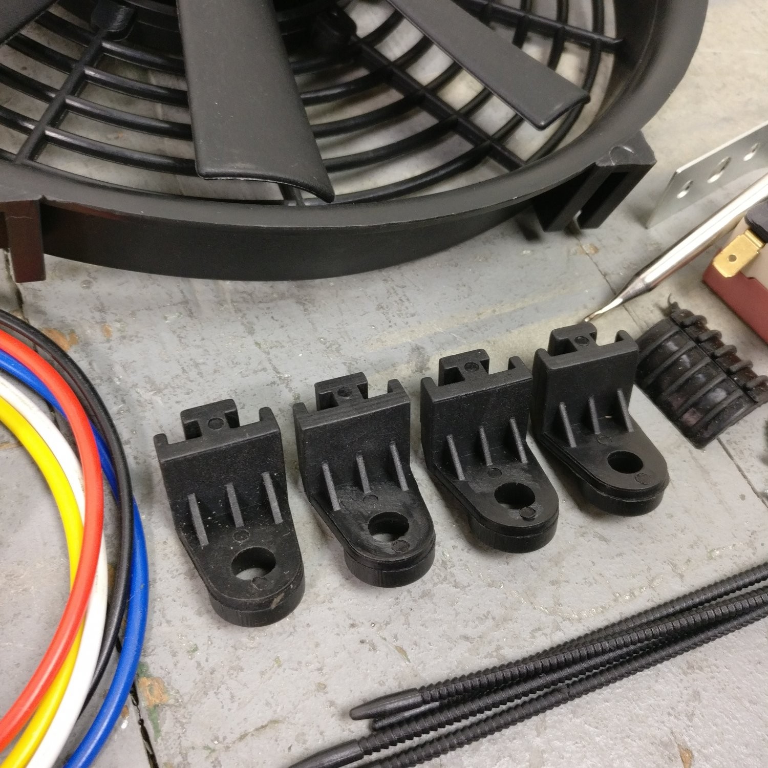 1967-72 GM A-Body 10" 1149 CFM Cooling Fan Adj Temp Switch Kit lemans gto super - Image 3
