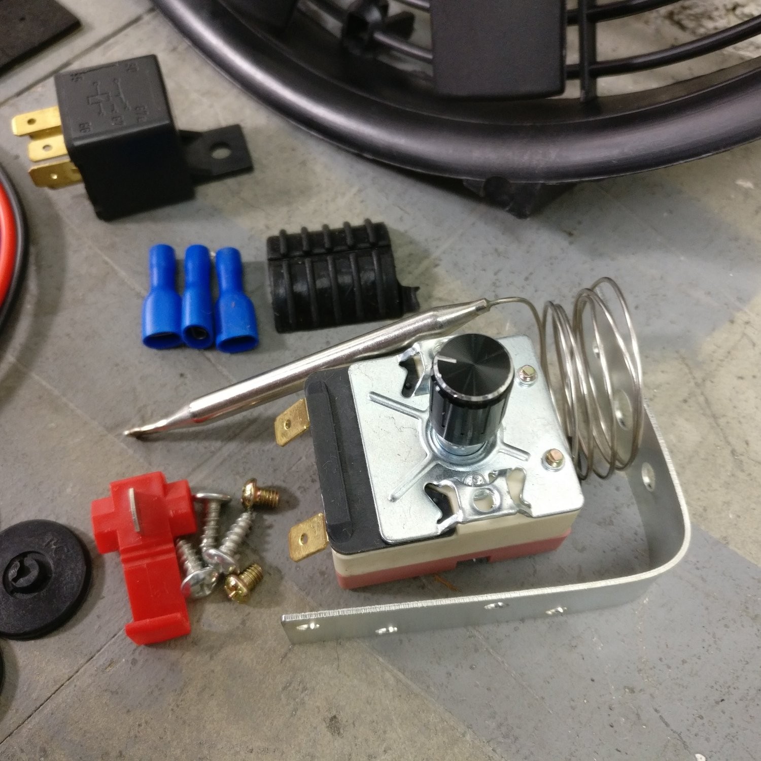1967-72 GM A-Body 10" 1149 CFM Cooling Fan Adj Temp Switch Kit lemans gto super - Image 5