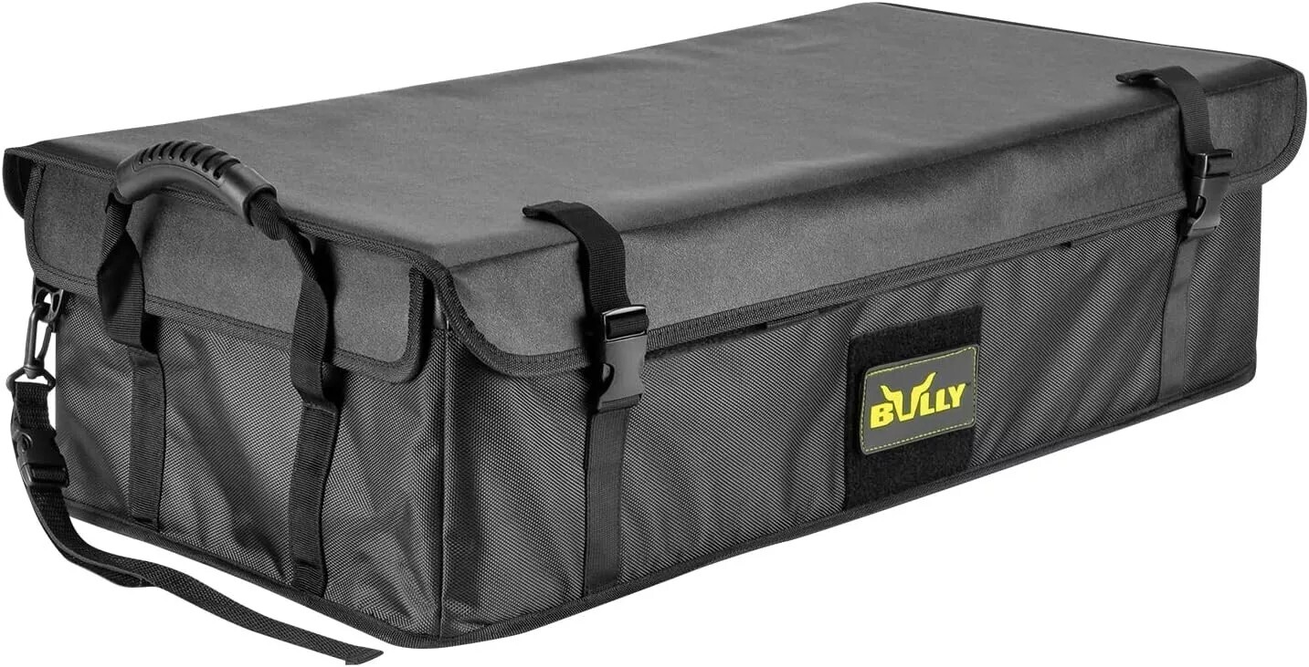 Bully UTV Black Collapsible Cargo Organizer Box Bin Bag Utility Trunk SUV Truck