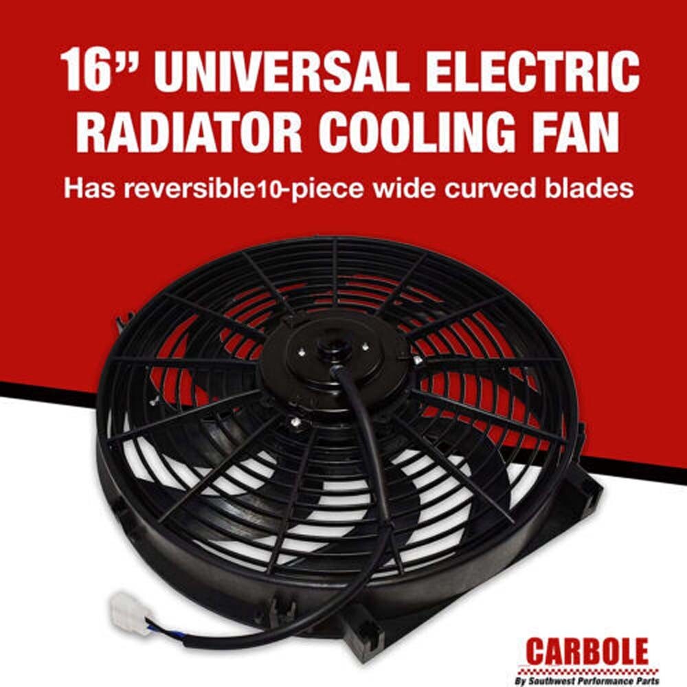 120W 3500CFM PERFORMANCE 12V AUTOMOTIVE ELECTRIC RADIATOR COOLING FAN 16INCH - Image 5