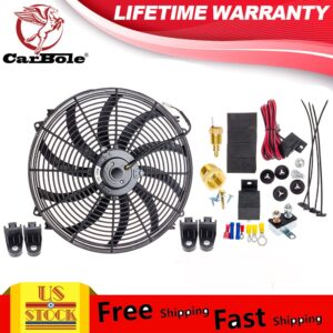 16INCH 120W 3000CFM PERFORMANCE 12V AUTOMOTIVE ELECTRIC RADIATOR COOLING FAN