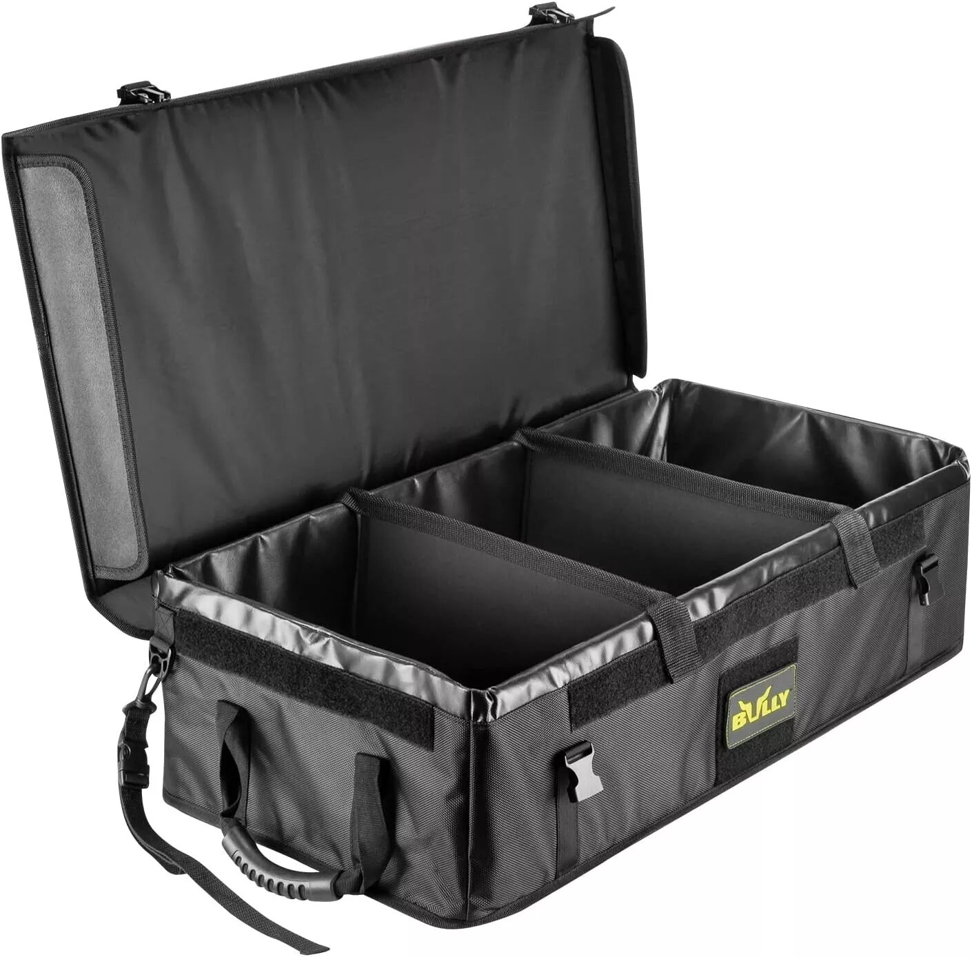 Bully UTV Black Collapsible Cargo Organizer Box Bin Bag Utility Trunk SUV Truck - Image 2