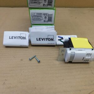 3 Leviton OSSMT-GDW MULTI-TECH SINGLE RELAY Occupancy Sensor Switch (White)