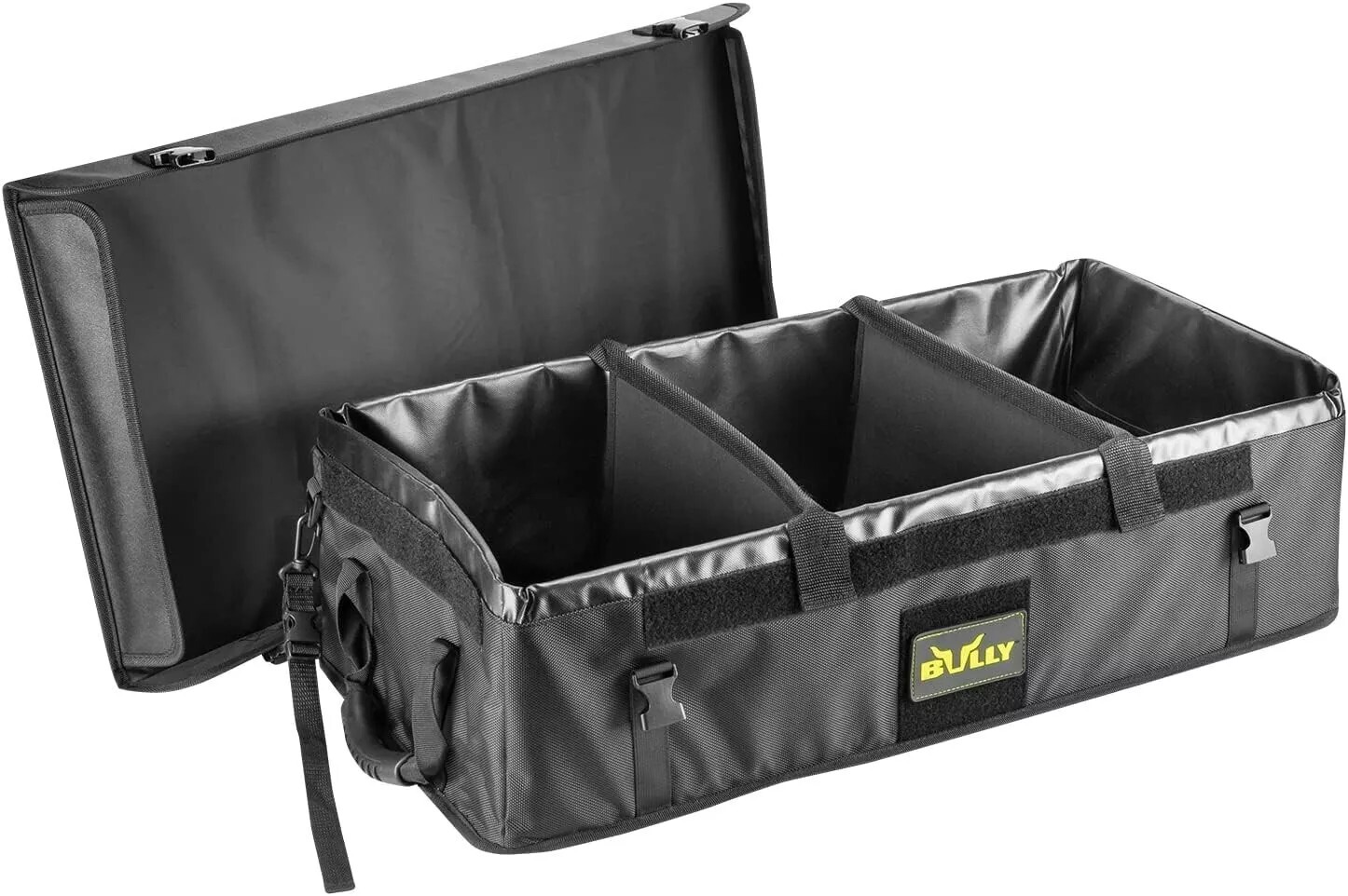 Bully UTV Black Collapsible Cargo Organizer Box Bin Bag Utility Trunk SUV Truck - Image 3