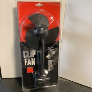 AUTOMOTIVE 12 INCH ADJUSTABLE CLIP-ON-FAN 12 VOLT NOS