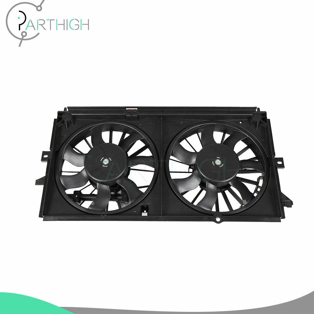 Radiator Condenser Cooling Fan Assembly Electric For 2000-2003 Chevrolet Impala
