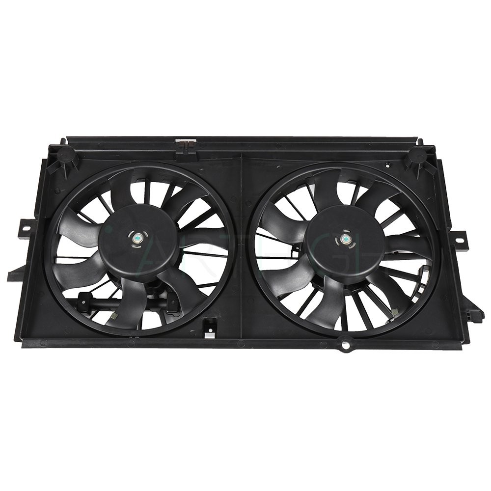 Radiator Condenser Cooling Fan Assembly Electric For 2000-2003 Chevrolet Impala - Image 2