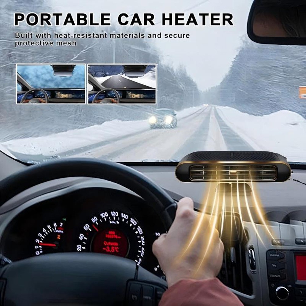12V 120W Car Heater Heating Cooling and Defrosting Dual Purpose Automotive - Image 3
