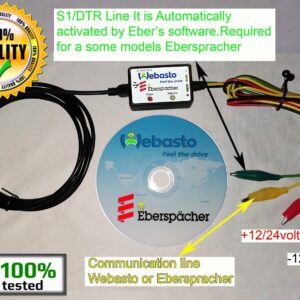 Eberspacher Webasto USB Diagnostic Adapter Interface Cable Automotive Heaters