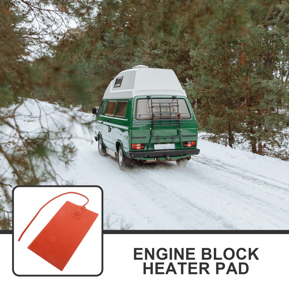 2 Count Calentador Para Aceite Hidráulico Electric Block Heater Pad - Image 5