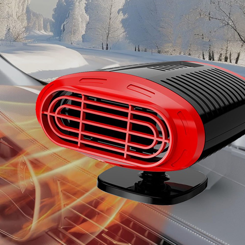 12V 150W Fast Heating Automotive Heater Defroster Demister Defogger Cooling Fan