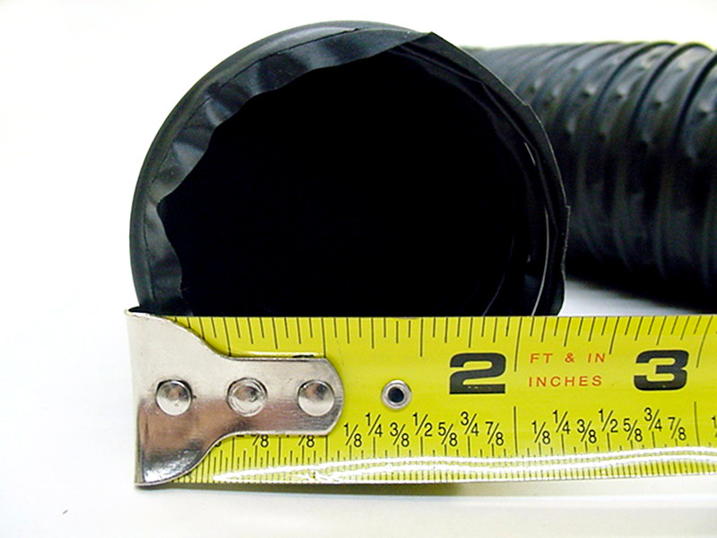 Buick 2.25" Black Flexible Heater A/C Hose SOLDx FT Duct Vent Tube Defroster Nos - Image 2